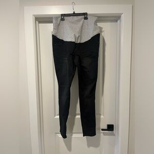 THYME MATERNITY black slim leg jeans , size XXL - tall